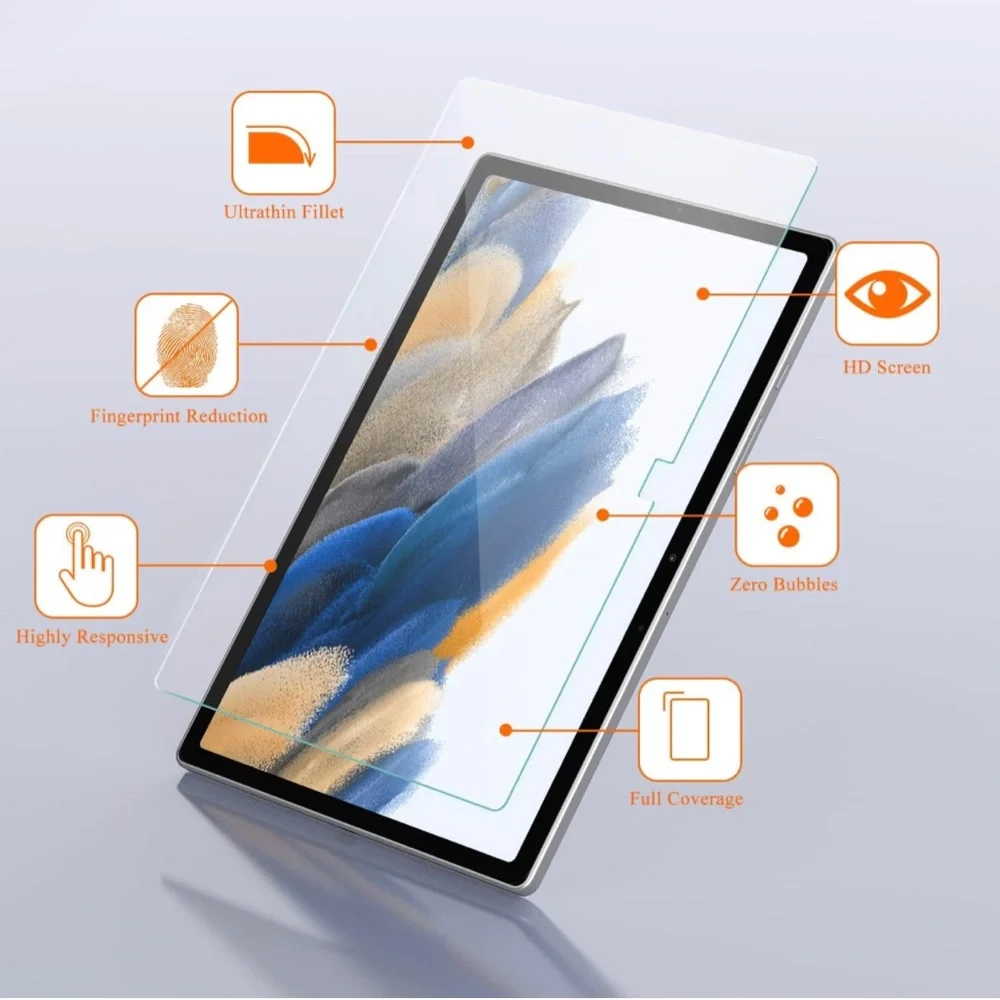 Premium Tempered Glass Screen Protectors - 2 Pack